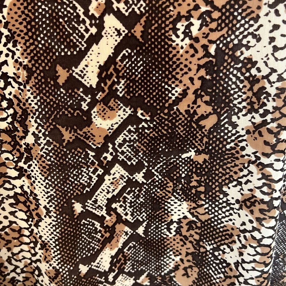 Adidas Originals Women's Snakeskin Animal Print Mesh Dress XL Comfort Athletic - Picture 11 of 16